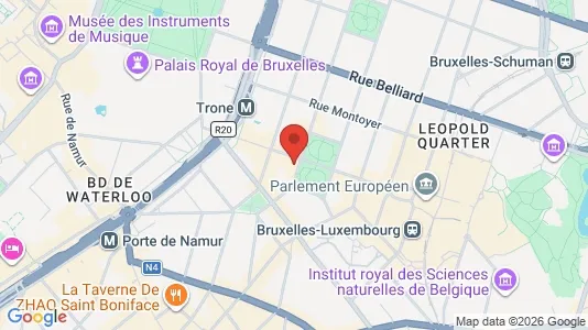 Espacios de oficina En alquiler i Stad Brussel - Foto de Google Street View