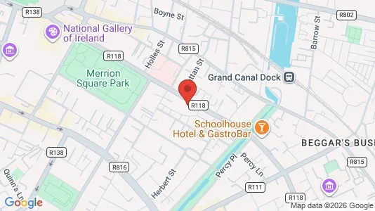Office spaces for sale i Dublin 2 - kort over placeringen