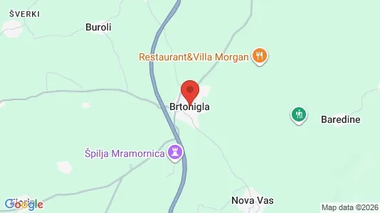 Office spaces for rent i Brtonigla - kort over placeringen