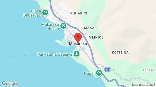 Office spaces for rent i Makarska - Photo from Google Street View