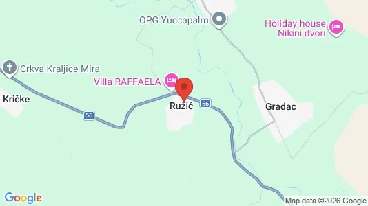 Espacios de oficina En alquiler i Ružić - kort over placeringen