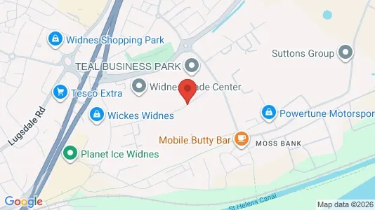 Lokaler til leje i Widnes - Cheshire - Foto fra Google Street View