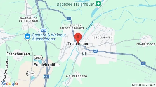 Værkstedslokaler til leje i Traismauer - Foto fra Google Street View