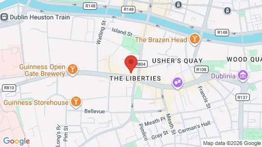 Lokale biurowe Do wynajęcia i Dublin 8 - kort over placeringen