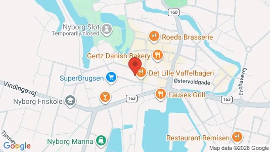 Kontorlokaler til leje i Nyborg - Foto fra Google Street View