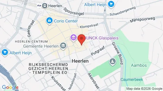 Gewerbeflächen zur Miete i Heerlen - kort over placeringen