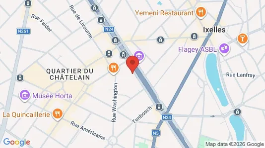 Gewerbeflächen zur Miete i Brüssel Elsene – Foto von Google Street View
