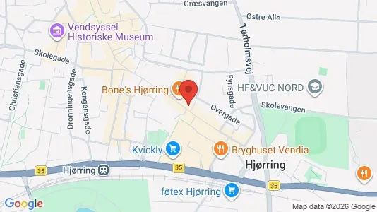 Lokaler til leje i Hjørring - Foto fra Google Street View