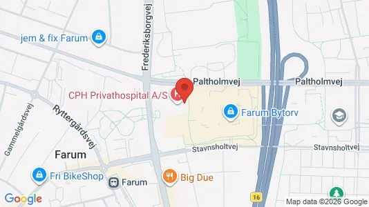 Kantorruimte te huur i Farum - kort over placeringen
