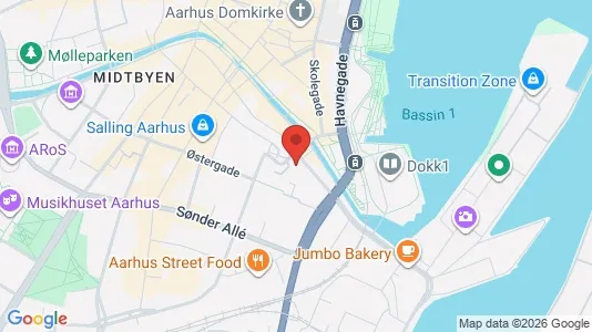 Espacios de oficina En alquiler i Aarhus C - Foto de Google Street View