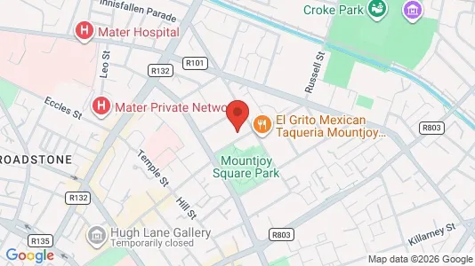 Büros zur Miete i Dublin 1 – Foto von Google Street View
