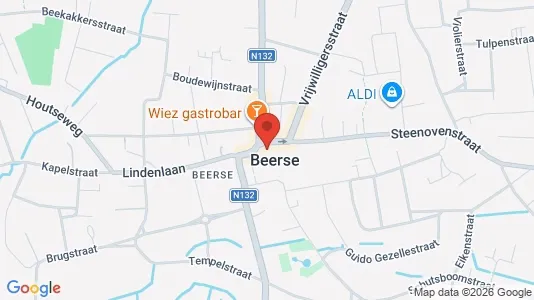 Commercial properties for rent i Beerse - kort over placeringen