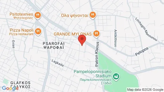 Nieruchomości komercyjne Na sprzedaż i Patras - kort over placeringen