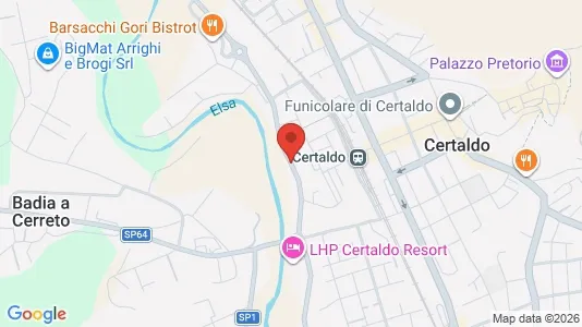 Warehouses for sale i Certaldo - kort over placeringen