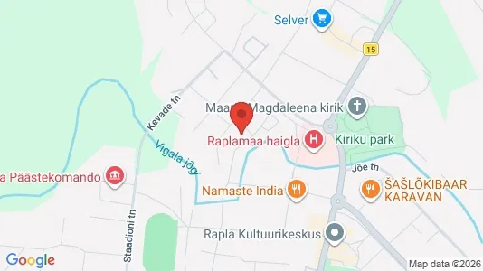 Kontorlokaler til leje i Rapla - Foto fra Google Street View