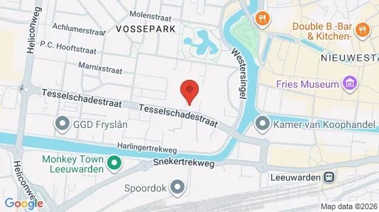 Office spaces for rent i Leeuwarden - kort over placeringen
