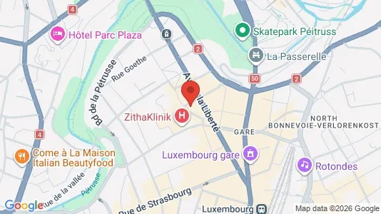 Nieruchomości komercyjne Na sprzedaż i Luksemburg - kort over placeringen