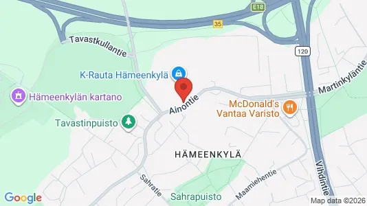 Lager til leie i Vantaa – Bilde fra Google Street View