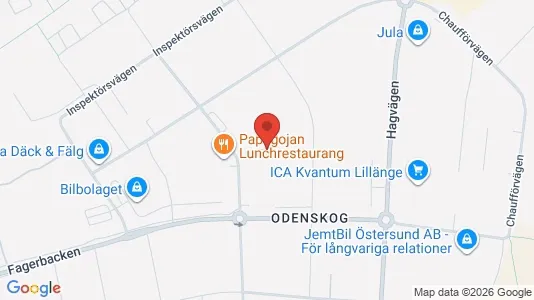 Gewerbeflächen zum Kauf i Östersund - kort over placeringen