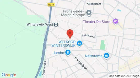 Commercial properties for rent i Winterswijk - kort over placeringen