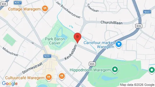 Propiedades comerciales En alquiler i Waregem - Foto de Google Street View