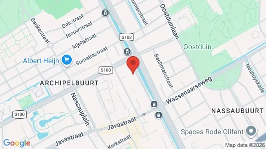 Kontorer til leie i Haag Centrum - kort over placeringen