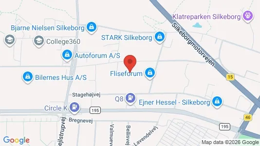 Büros zur Miete i Silkeborg – Foto von Google Street View