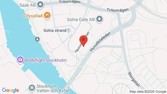 Kontorer til leie i Solna – Bilde fra Google Street View