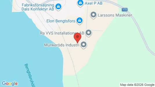 Werkstätte zur Miete i Bengtsfors - kort over placeringen