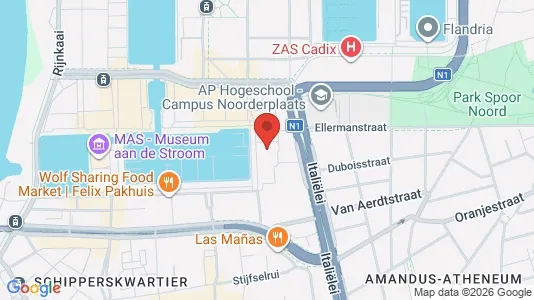Commercial properties for sale i Stad Antwerp - kort over placeringen