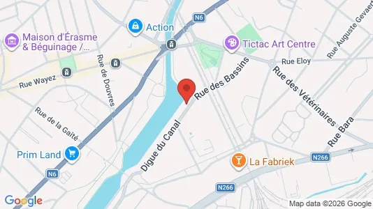 Liikekiinteistöt Myynnissä i Bryssel Anderlecht - Kuva Google Street Viewstä