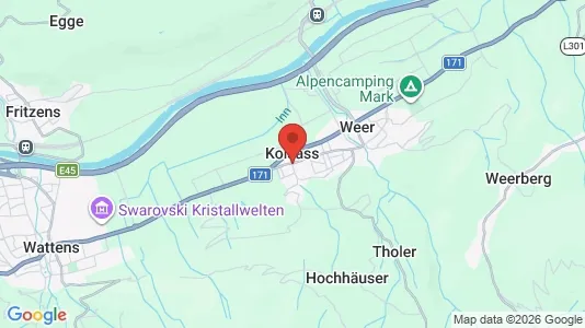 Kontorlokaler til leje i Kolsass - Foto fra Google Street View