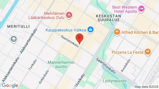 Espacios de oficina En alquiler i Oulu - Foto de Google Street View
