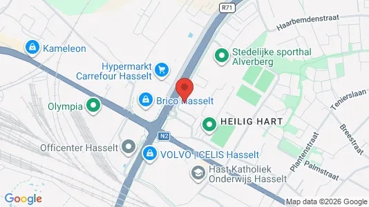Büros zum Kauf i Hasselt - kort over placeringen