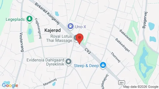 Commercial properties for rent i Birkerød - kort over placeringen