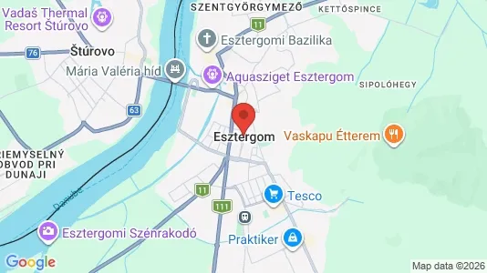 Ladenlokale zum Kauf i Esztergomi – Foto von Google Street View