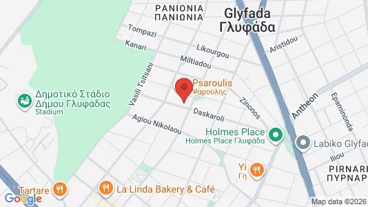 Commercial properties for rent i Glyfada - kort over placeringen