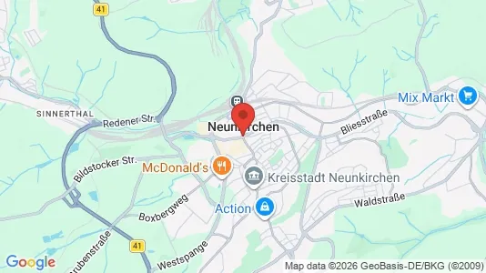 Propiedades comerciales En alquiler i Neunkirchen - Foto de Google Street View