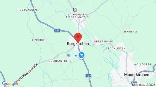 Kontorlokaler til leje i Burgkirchen - Foto fra Google Street View