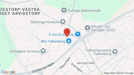 Kontorlokaler til leje i Falkenberg - Foto fra Google Street View