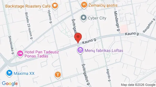 Lokaler til leje i Vilnius Naujamiestis - Foto fra Google Street View