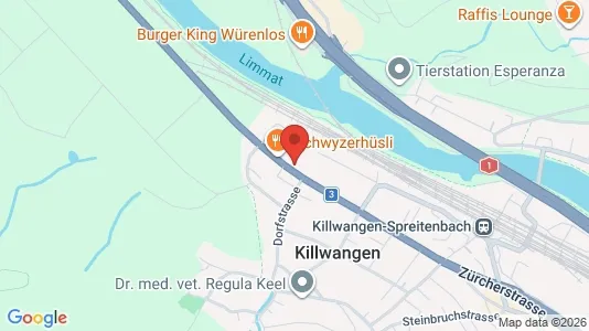 Kliniklokaler för uthyrning i Baden – Foto från Google Street View