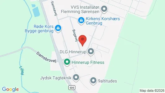 Espacios de oficina En venta i Hinnerup - Foto de Google Street View