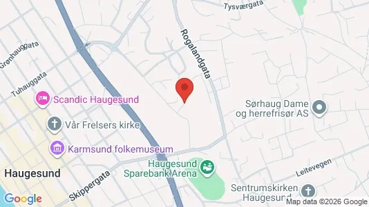 Office spaces for rent i Haugesund - kort over placeringen