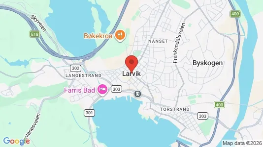 Lager til salgs i Larvik – Bilde fra Google Street View