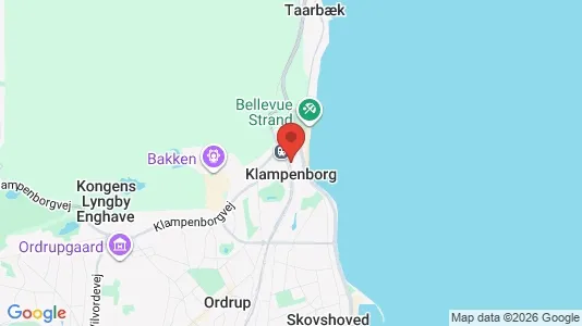 Winkels te huur i Klampenborg - Foto uit Google Street View