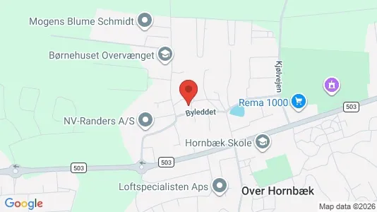 Office spaces for rent i Randers NV - kort over placeringen
