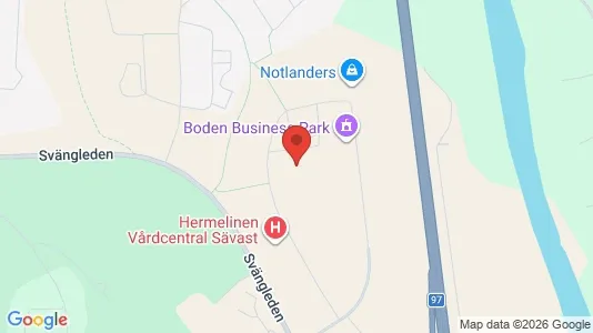 Kontorlokaler til leje i Boden - Foto fra Google Street View
