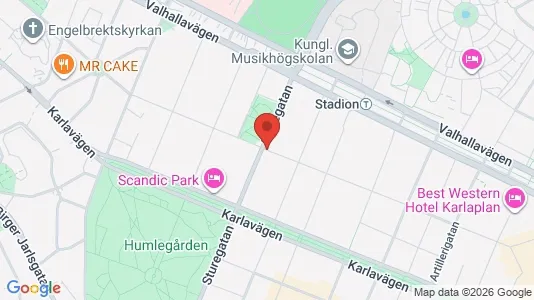 Lokaler til leie i Östermalm - kort over placeringen