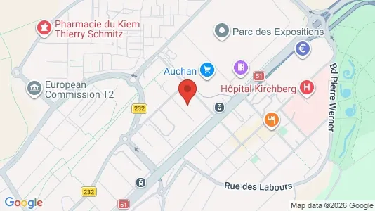 Kontorlokaler til leje i Luxembourg - Foto fra Google Street View